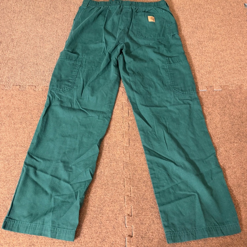 Carhartt Medical Scrub Pants Womens Regular Forest Green Ripstop Cargo C54108 A+ - Picture 6 of 9